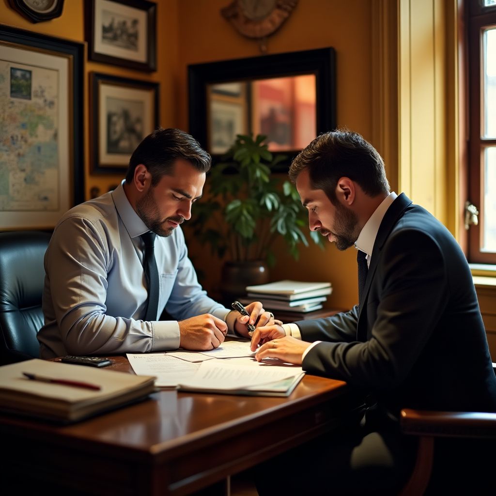 Fundadores de FinCon AR en la primera oficina